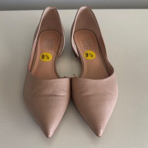 Franco Sarto Pointed D'Orsay Flats in Dusty Rose